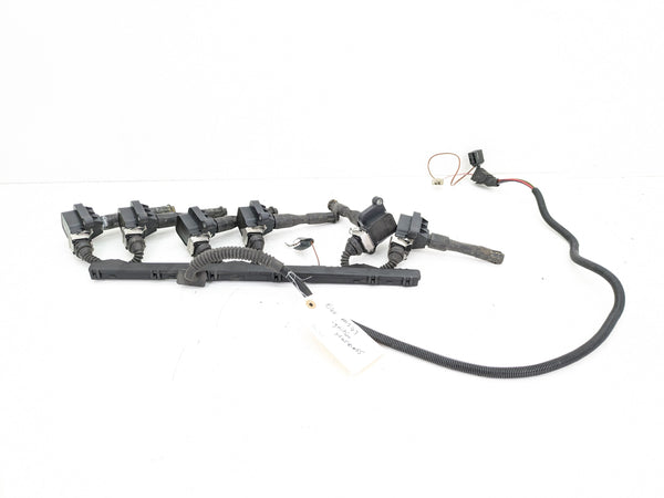 BMW E46 330Ci 328Ci 325Ci 323Ci M54 M52TU MS43 Early Bolt-In Style Ignition Wiring Harness & Coils 12511440006