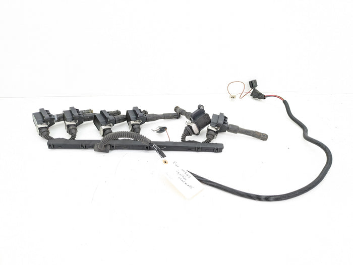 BMW E46 330Ci 328Ci 325Ci 323Ci M54 M52TU MS43 Early Bolt-In Style Ignition Wiring Harness & Coils 12511440006