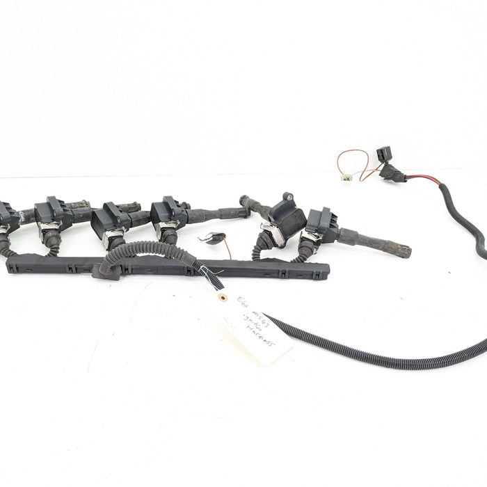 BMW E46 330Ci 328Ci 325Ci 323Ci M54 M52TU MS43 Early Bolt-In Style Ignition Wiring Harness & Coils 12511440006