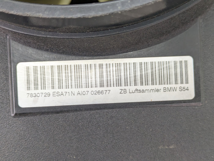 BMW E46 M3 S54 SMG Air Intake Manifold Plenum 7830729