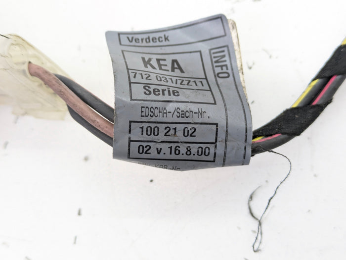 BMW E46 325ci 330ci M3 323ci Convertible Roof/Soft Top Wiring Harness 8243267 *DAMAGED*