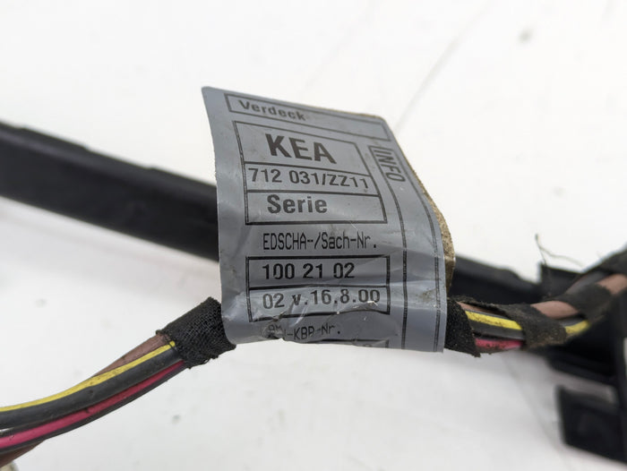 BMW E46 330ci M3 325ci 323ci Convertible Roof/Soft Top Wiring Harness 8243267 *DAMAGED*