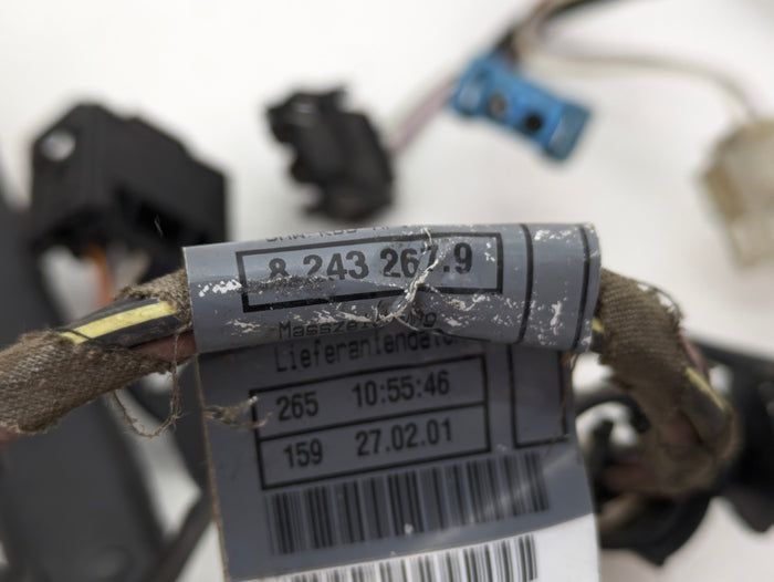 BMW E46 M3 330ci 325ci 323ci Convertible Roof/Soft Top Wiring Harness 8243267 *DAMAGED*