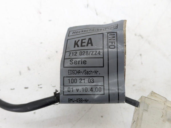 BMW E46 M3 330ci 325ci 323ci Convertible Roof/Soft Top Wiring Harness 8269087 *DAMAGED*