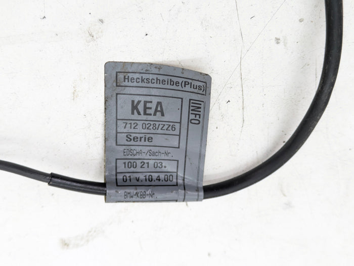 BMW E46 M3 330ci 325ci 323ci Convertible Roof/Soft Top Wiring Harness 8269087