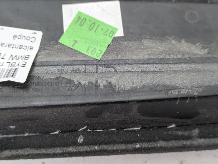 BMW E46 M3 330ci 328ci 325ci 323ci Coupe Front Door/Rear Panel Alcantara Armrest Pad Set *DAMAGED*