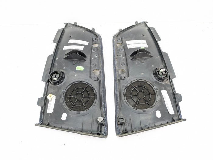 BMW E46 M3 Convertible Rear Left/Right Side Black Leather Interior Trim Panel Set 7904367/7904368