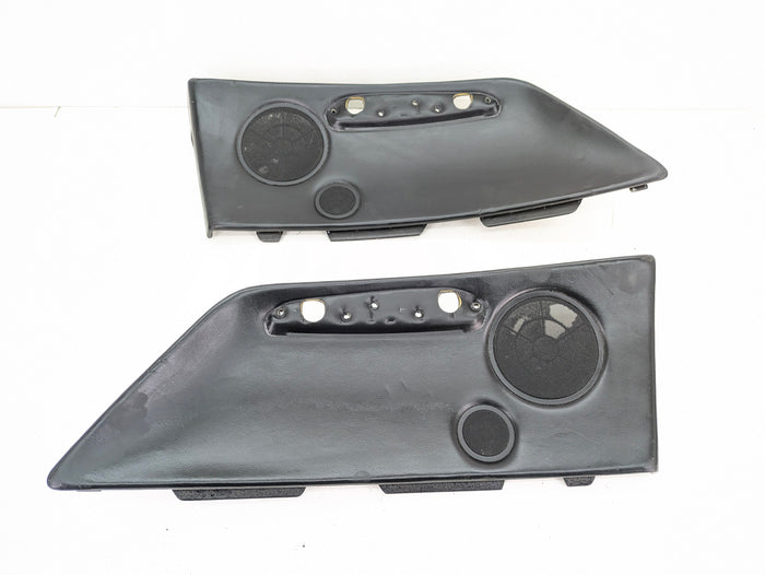 BMW E46 M3 Convertible Rear Left/Right Side Black Leather Interior Trim Panel Set 7904367/7904368