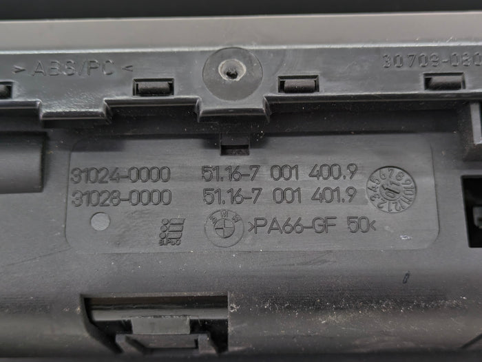 BMW E46 M3 330ci 328ci 325ci 323ci Center Dashboard Ash Tray Storage Compartment Black 7001401/7001400