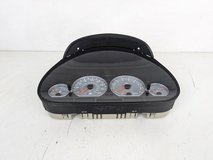 BMW E46 M3 Manual Transmission Instrument Gauge Cluster/Speedometer/Tachometer MPH 7834816