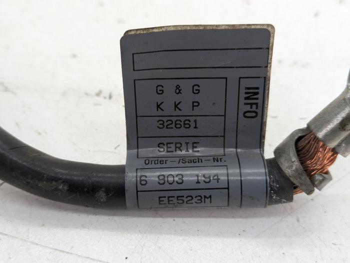 BMW E46 M3 Convertible Negative Battery Cable Terminal 6903193