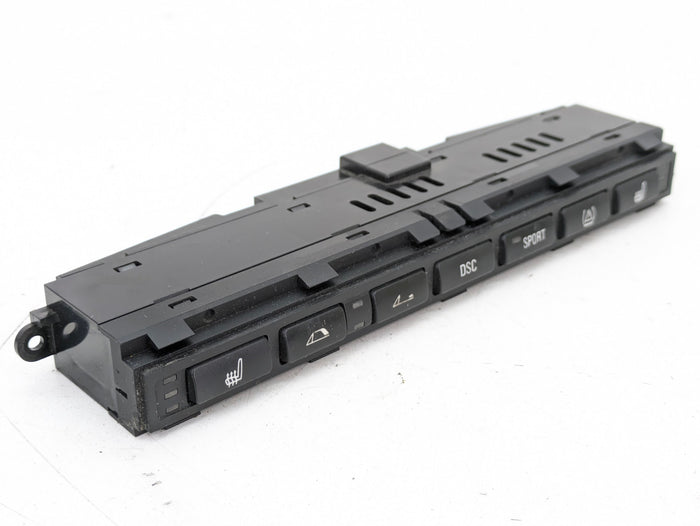 BMW E46 M3 Convertible Center Console Switch Unit Soft Top/Heated Seats/DSC Buttons 6914753