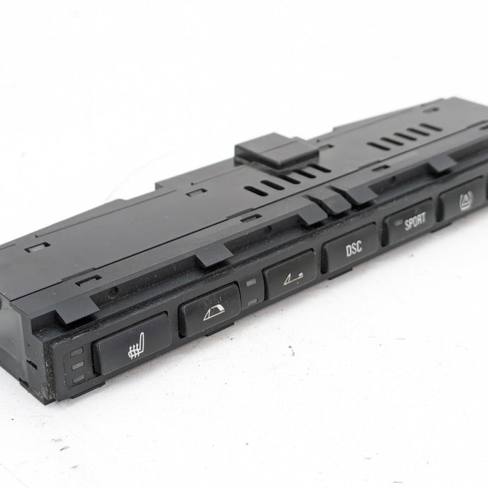 BMW E46 M3 Convertible Center Console Switch Unit Soft Top/Heated Seats/DSC Buttons 6914753