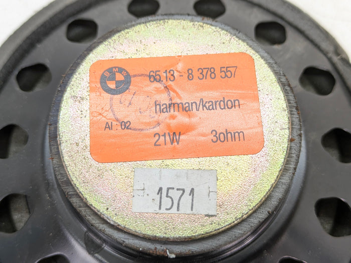 BMW E46 M3 330ci 325ci 323ci Convertible Left/Right Rear Side Harman Kardon Speaker 8378557 *DAMAGED*