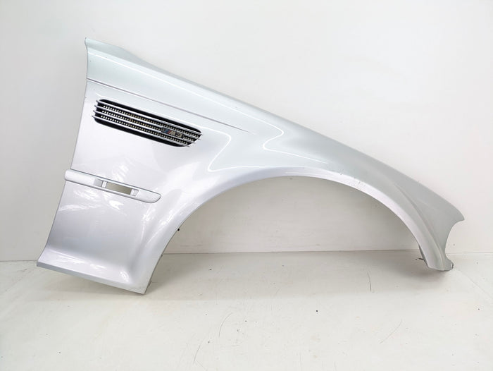 BMW E46 M3 Right/Passenger Side Fender Titanium Silver (354) 41357894338 *DAMAGED*