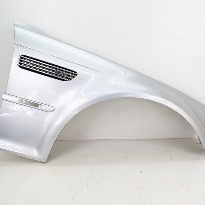 BMW E46 M3 Right/Passenger Side Fender Titanium Silver (354) 41357894338 *DAMAGED*