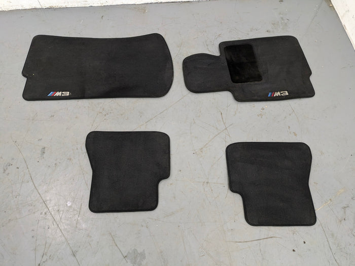 BMW E46 M3 Convertible Black Carpet/Summer Floor Mat Set