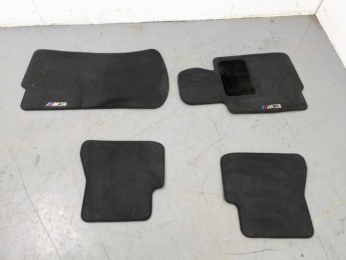 BMW E46 M3 Convertible Black Carpet/Summer Floor Mat Set