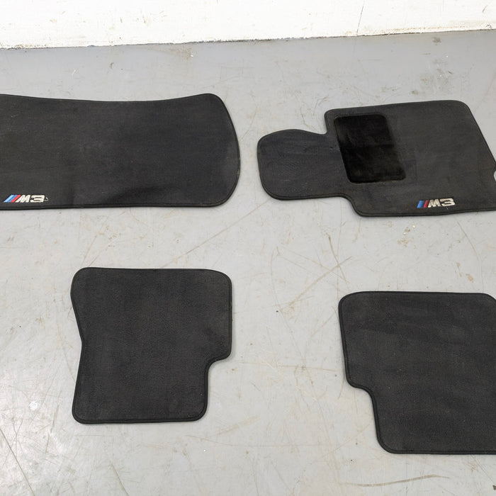 BMW E46 M3 Convertible Black Carpet/Summer Floor Mat Set