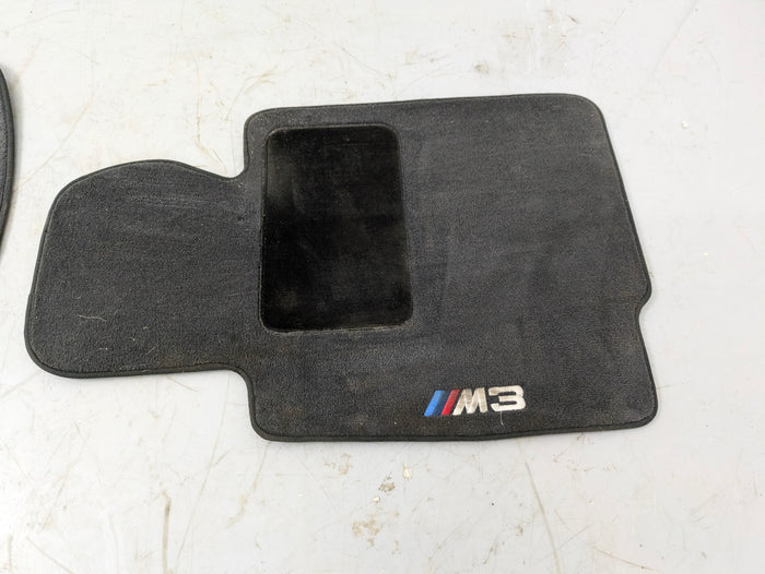 BMW E46 M3 Convertible Black Carpet/Summer Floor Mat Set