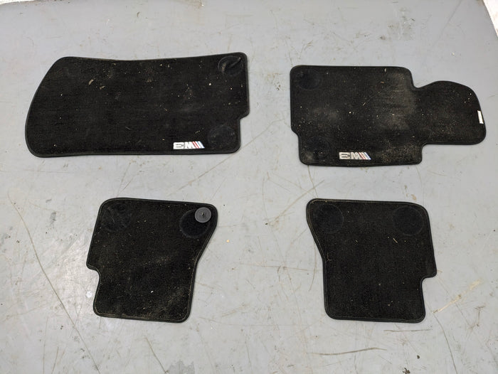 BMW E46 M3 Convertible Black Carpet/Summer Floor Mat Set