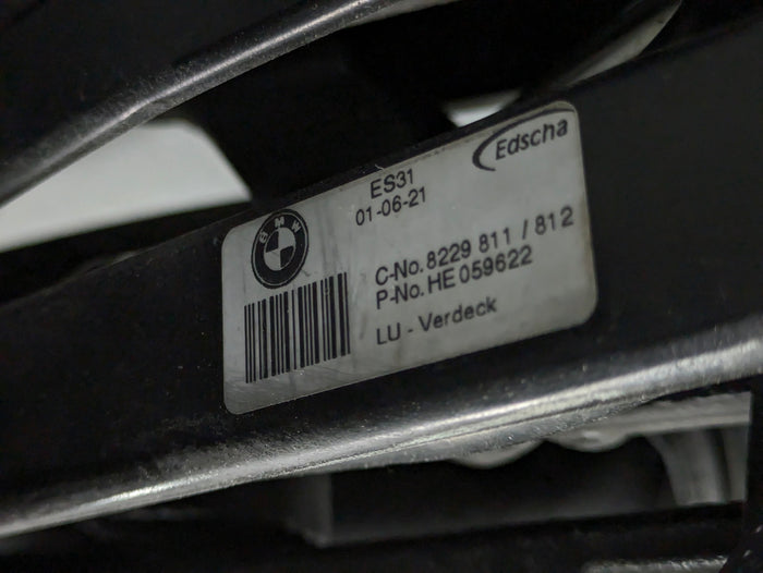 BMW E46 M3 330ci 325ci 323ci Convertible Black Fabric Folding Roof Soft Top 54347146359 *Damaged*