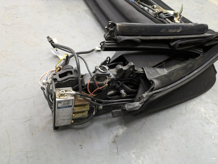 BMW E46 M3 330ci 325ci 323ci Convertible Black Fabric Folding Roof Soft Top 54347146359 *Damaged*