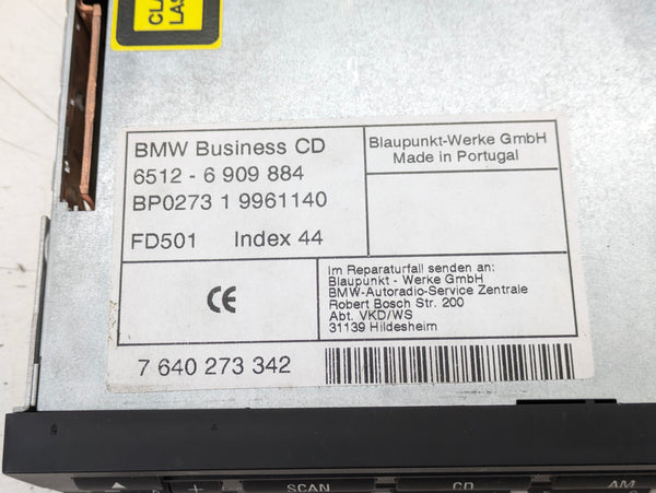 BMW E36 M3 328i Z3 M 3.0 2.8 Stereo Radio AM FM Business CD Disc Player 6909884