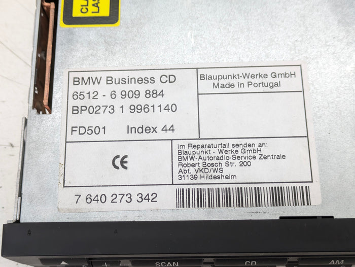 BMW E36 M3 328i Z3 M 3.0 2.8 Stereo Radio AM FM Business CD Disc Player 6909884