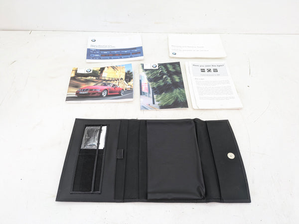 BMW Z3 M Roadster Instruction Owner's Manual Handbook Leather Book Case Canada