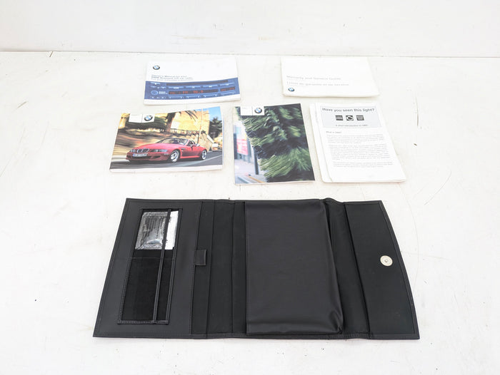 BMW Z3 M Roadster Instruction Owner's Manual Handbook Leather Book Case Canada