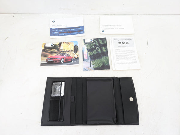 BMW Z3 M Roadster Instruction Owner's Manual Handbook Leather Book Case Canada