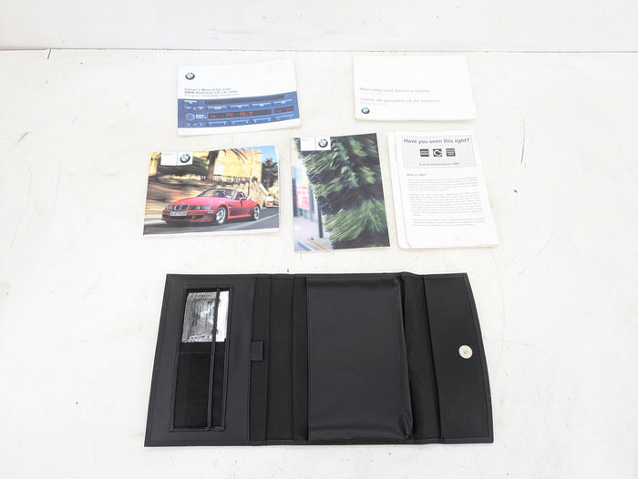 BMW Z3 M Roadster Instruction Owner's Manual Handbook Leather Book Case Canada