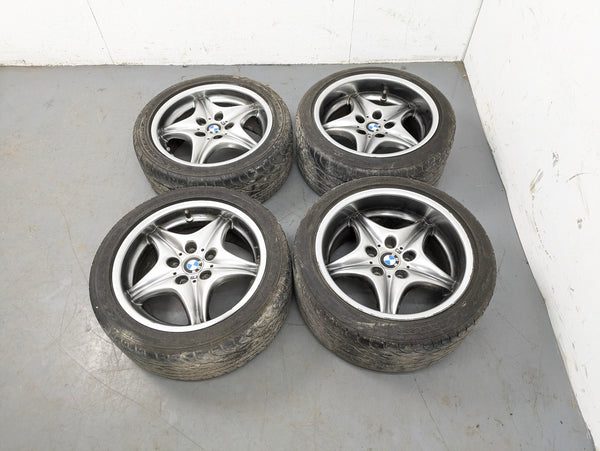 BMW Z3 M Coupe Roadster Style 40 Roadstars Wheel Set Front & Rear Shadow Chrome