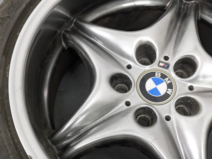 BMW Z3 M Coupe Roadster Style 40 Roadstars Wheel Set Front & Rear Shadow Chrome
