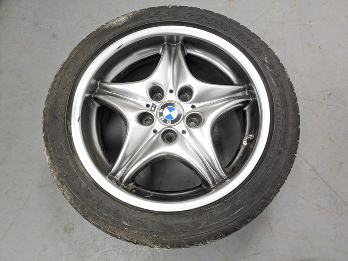 BMW Z3 M Coupe Roadster Style 40 Roadstars Wheel Set Front & Rear Shadow Chrome