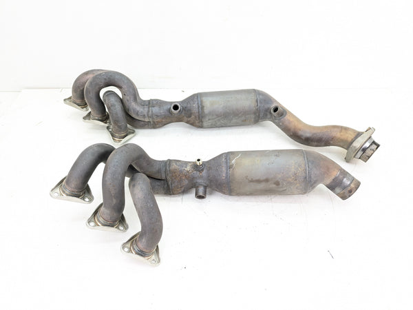 BMW Z3 M E46 M3 S54 Engine Exhaust Manifold Header Catalytic Converter Set 11627834673