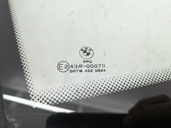 BMW Z3 M Roadster Passenger/Right Side Door Quarter Window Glass 51328410162