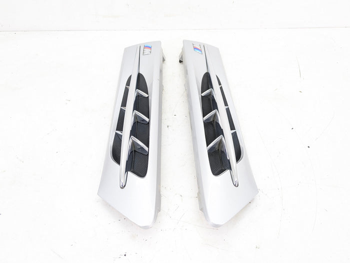 BMW Z3 M Roadster/M Coupe Left/Right Side Hood/Fender Vent/Grille Titan Silver (354) 2492960/2492959