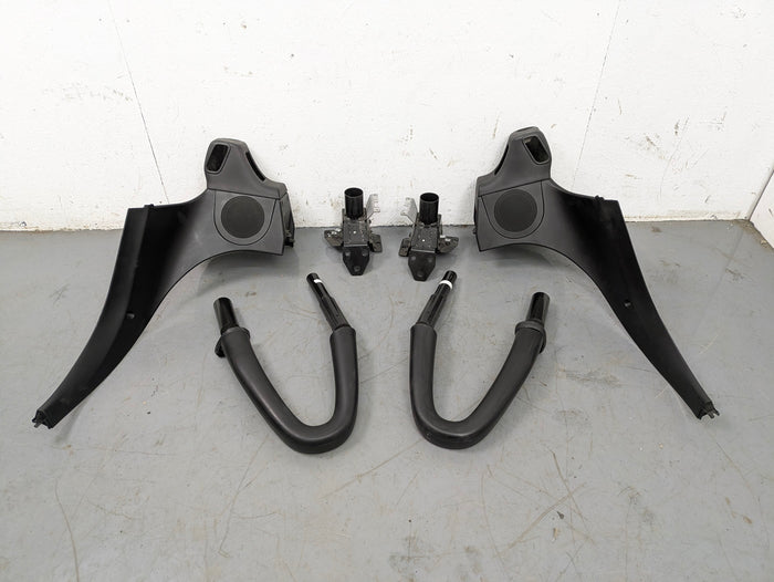BMW Z3 M 3.0 2.8 Roadster Roll Over Bar Oddments Box Trim Set Black 51168410988 *Damage*