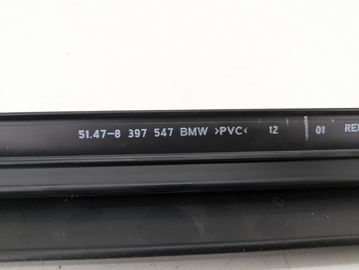 BMW Z3 M Roadster/M Coupe Interior Lower Door Carpet Black Trim 8397547