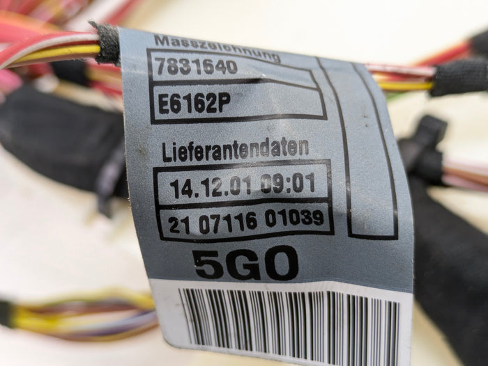 BMW Z3 M Coupe Roadster S54 Oxygen O2 Sensor Manual Transmission Wiring Harness 12517831760