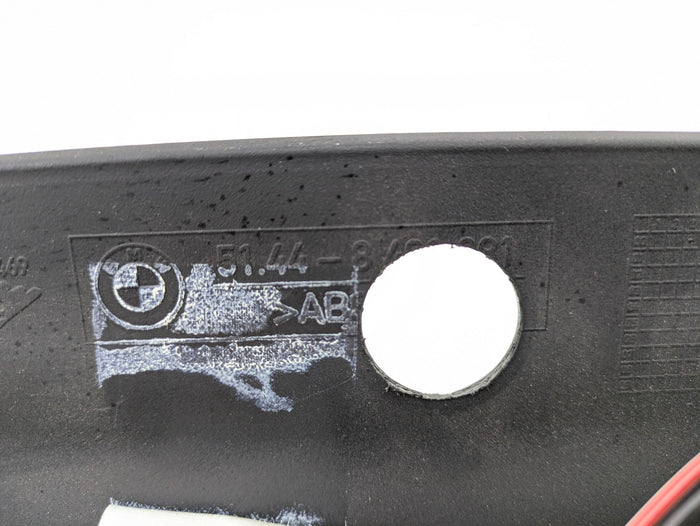 BMW Z3 M Roadster Black Upper Interior Windshield Trim & Dome Light 8401081