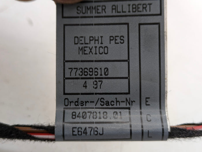 BMW Z3 M Roadster Black Upper Interior Windshield Trim & Dome Light 8401081