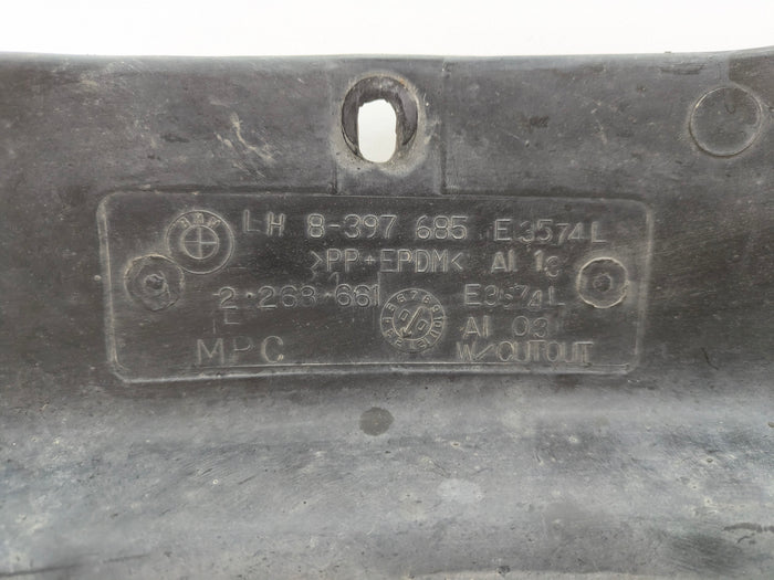 BMW Z3 M Coupe Convertible Front Left Wheel Arch Fender Liner Trim 2268661