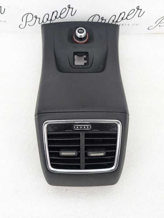 2015-2018 Audi 8U Q3 Rear Center Console Air Vent Grille & Panel Trim 8U0864376/8U0819203C