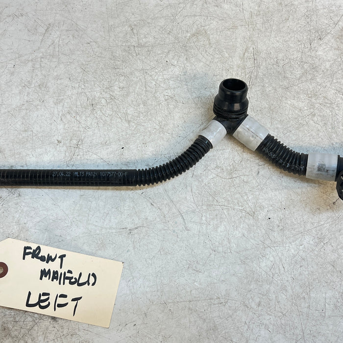 TESLA MODEL 3 FRONT MANIFOLD COOLANT HOSE LEFT 1077577-00-F