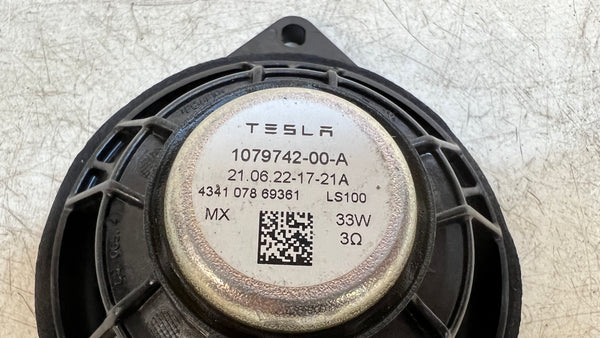 Tesla Model 3 Door/Dashboard Audio Speaker 1079742-00-A