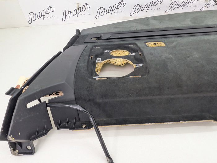 BMW E60 M5 550i 545i Alcantara Schwarz Parcel Shelf & Power Sun Shade 51467897648