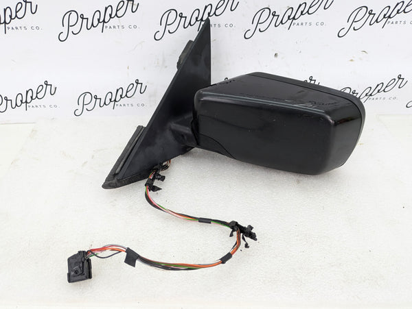 BMW E46 330i 328i 325i 323i Sedan/Wagon Left Side View Wing Mirror Black 51167153087
